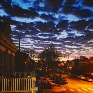 3004 Floyd Avenue • Front Balcony Sunset 
