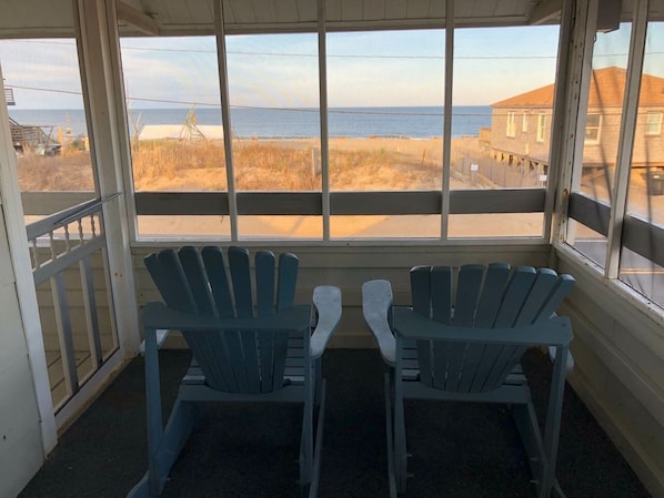 Ocean View from Screened Porch