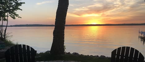 Lakeside Sunset View