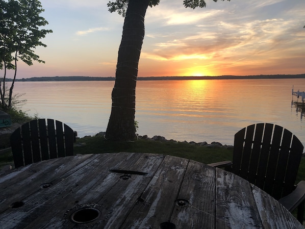Lakeside Sunset View