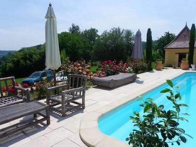 Studio with pool Sarlat, for 2 people