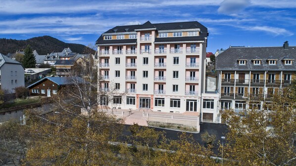 Fassade der Unterkunft