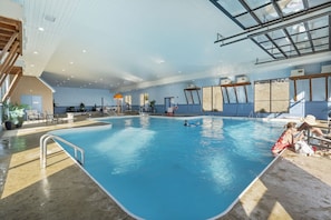 Indoor community pool open year around!