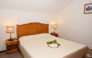 There's a Double bed in the bedroom.