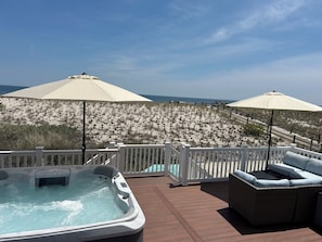 Large deck, perfect for entertaining and relaxing