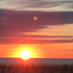 Spectacular morning sunrise