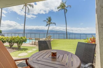 Unobstructed ocean views and a 70" flat screen TV