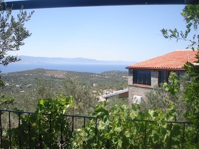 Near Assos, 1000 meter to beach, 375 sqm stone villa, unique holiday in Turkey!