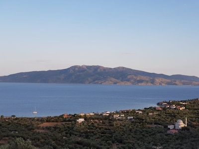 Near Assos, 1000 meter to beach, 375 sqm stone villa, unique holiday in Turkey!