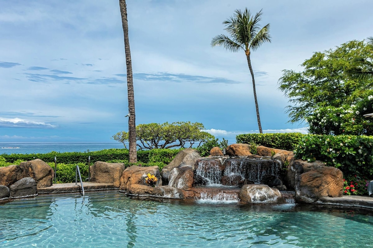 EXCEPTIONAL, PRIVATE, DIRECT OCEAN FRONT VILLA! Wailea Beach Villa B102