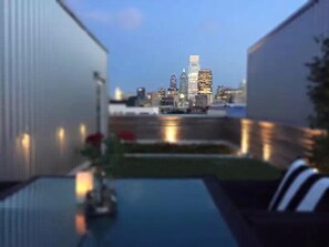 Enjoy your EXCLUSIVE PRIVATE roof deck with gorgeous Philly skyline view