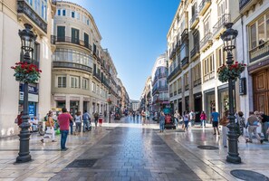 Malaga historic City center