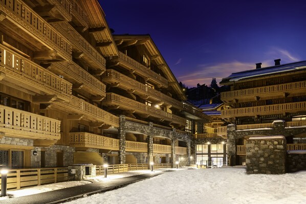 Front of property – evening/night