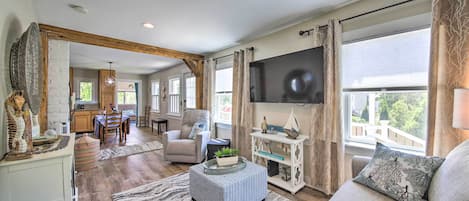 East Boothbay Vacation Rental | 1BR | 1BA | Stairs Required | 720 Sq Ft