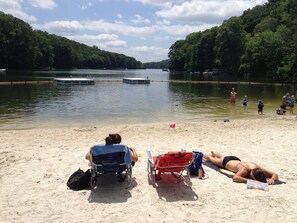 Our private community beach
