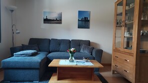 Wohnbereich Ferienwohnung Schneider
