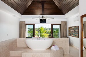 Private spa tub