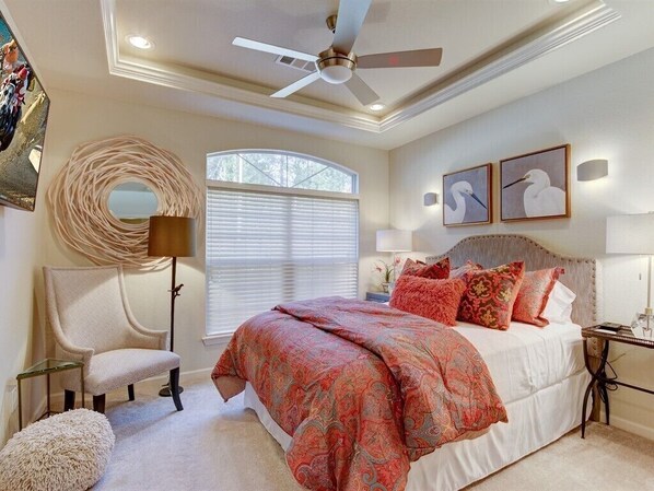 I'd say..this is a very pretty guest room!