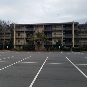 front of building 