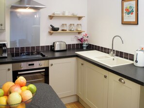 Well-equipped kitchen | Swansfield Stables, Alnwick