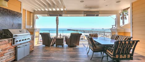 Welcome to Beach Front in Avila, one of the few ocean front vacation properties in Avila Beach with white water views that will sweep you off your feet. The property's rustic, open concept design and luxurious living space is sure to lure you in.