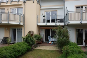 Blick auf die Terrasse