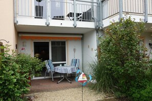 Blick auf die Terrasse