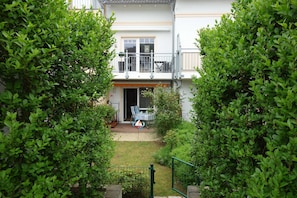 Blick auf die Terrasse