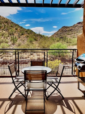 Enjoy the beautiful Sonoran desert from your own private patio!