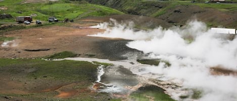 The town is famous for hot springs all around