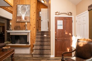 Wood Burning Fireplace