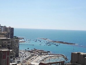 Vista para a praia ou o mar