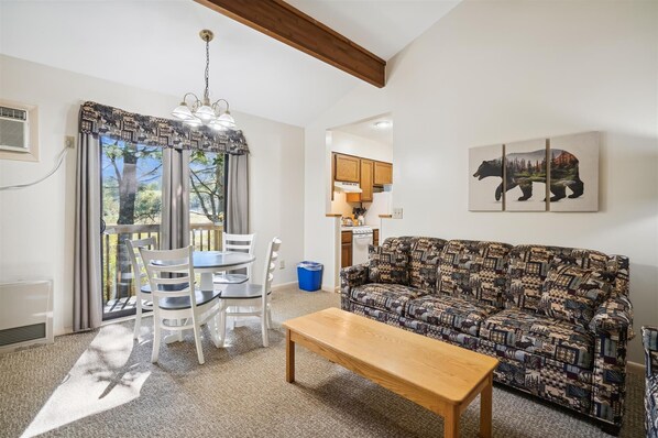 If you prefer to eat in, make your meal, and sit down and enjoy it.