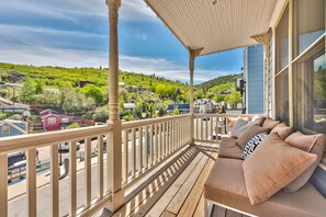 Main Level Deck with Great Views of Old Town and Surrounding Mountains