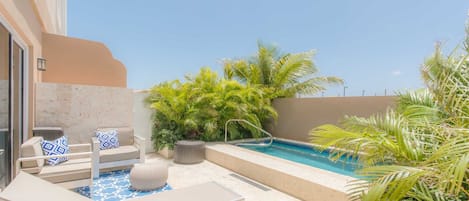 Welcome to your Ipanema Vibes Two-bedroom townhome at LeVent Beach Resort Aruba