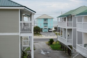 Our driveway in to our quaint community of homes. 