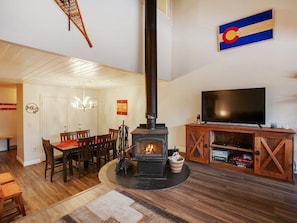 Amazing woodstove to heat the entire condo