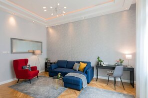 Living room, work station