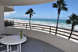 Your oversized balcony is one of the largest in Daytona Beach.  