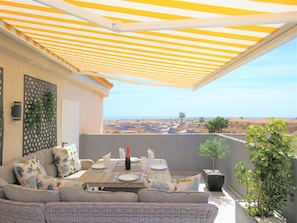 Top terrace private
