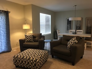 Seating in living room