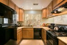 Kitchen equipped with new appliances and everything you need to entertain.