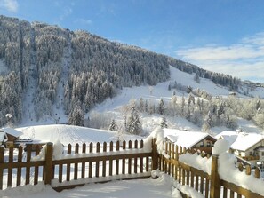Vue depuis lâhĂ©bergement