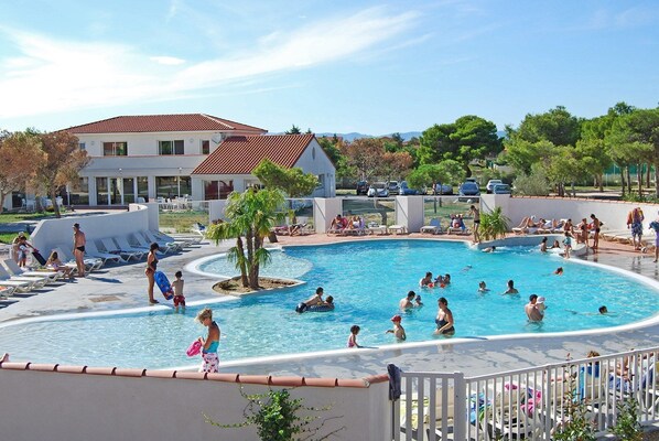 Take a dip in the seasonal pool!