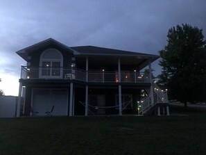 Night view of home 