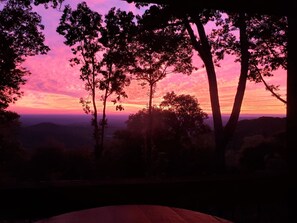 Vue depuis l’hébergement