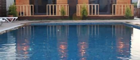 Front of property – evening/night