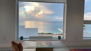 Utsikt mot havet/stranden