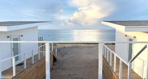 Vista a la playa o el mar