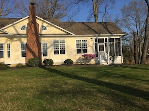 Enjoy the porch and views of the water 